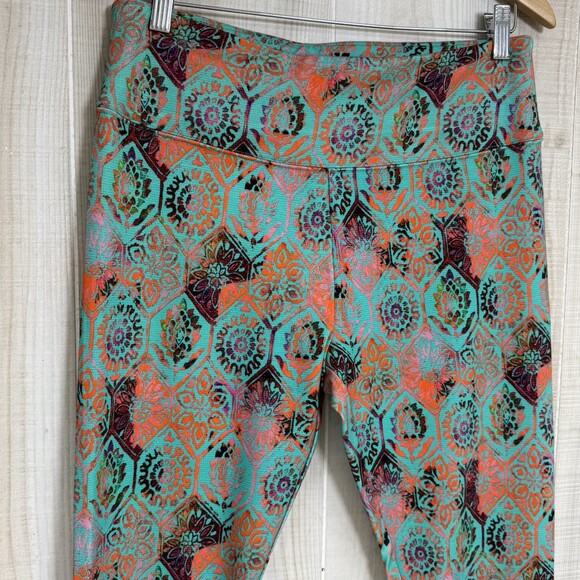 Soft Surroundings Leggings Moroccan Style Pattern Athleisure Medium - Picture 2 of 10